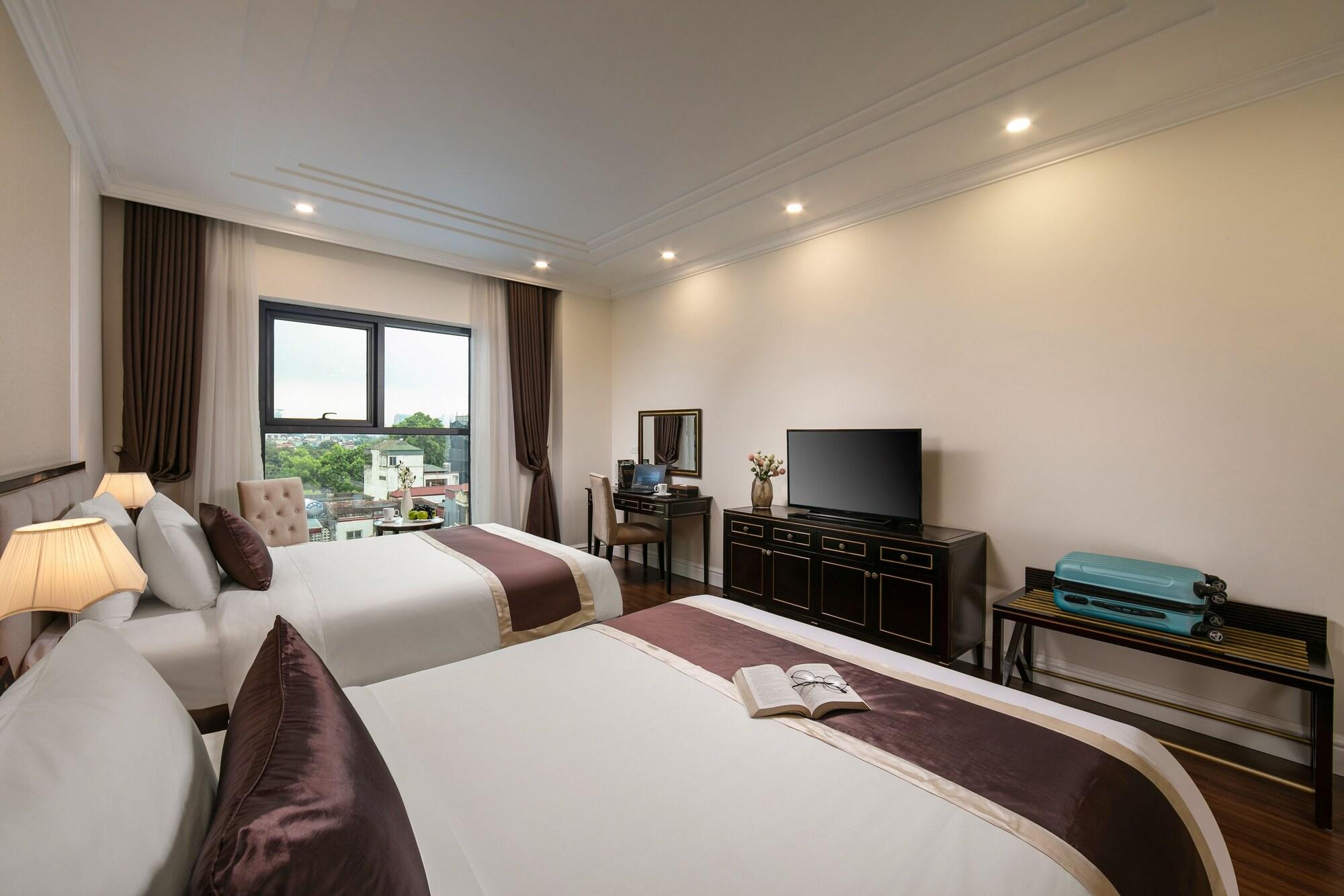 Adonis Hotel Hanoi Bagian luar foto