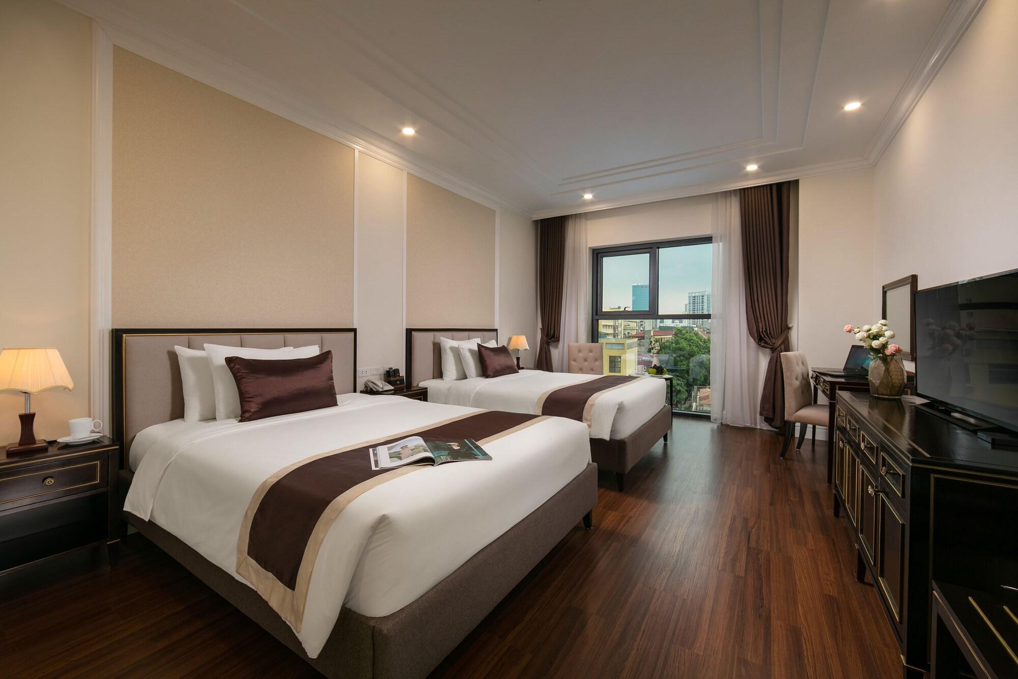Adonis Hotel Hanoi Bagian luar foto